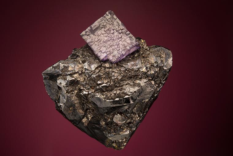 FLUORITE on SPHALERITE